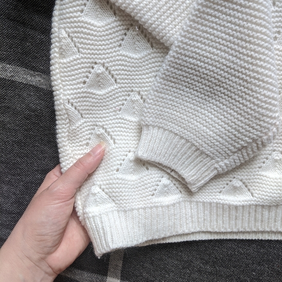 Cream knit sweater - Picture 3 of 7